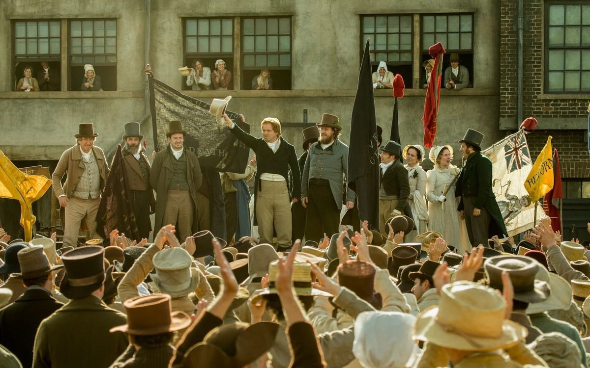 In Peterloo di Mike Leigh la retorica dei personaggi modifica la loro fisionomia